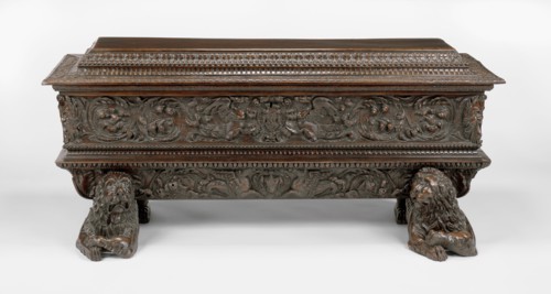 One of a pair of Chests; Attributed to Antonio Maffei, Italian, Umbrian, died 1601, active about 1554, Italy; 1550 - 1600