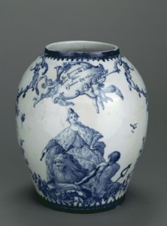 Vase with Personification of Venice; Factory of Geminiano Cozzi, Italian, Venetian, active 1764 - 1812, Venice, Veneto, Italy