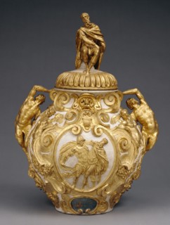 Mithridatum Drug Jar; Attributed to Annibale Fontana, Italian, about 1540 - 1587, Milan, possibly, Northern Italy, Italy