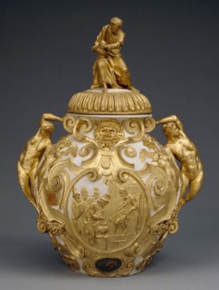 Theriac Drug Jar; Attributed to Annibale Fontana, Italian, about 1540 - 1587, Milan, possibly, Northern Italy, Italy