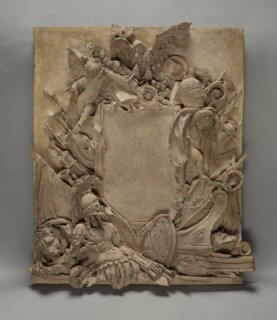 Sketch for a Fireplace Overmantel; Francesco Antonio Franzoni, Italian, 1734 - 1818, about 1789; Terracotta; 53.5 x 42.5 cm