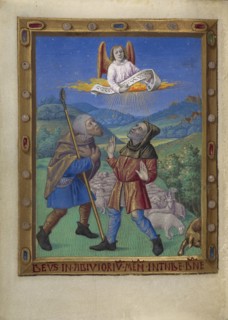 The Annunciation to the Shepherds; Georges Trubert, French, active Provence, France 1469 - 1508, Provence, France; about 1480
