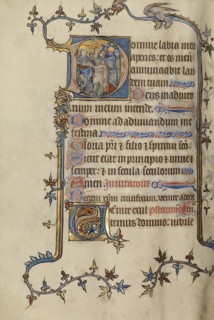 Initial D: The Betrayal of Christ; Atelier of the Passion Master; Paris, written, France; illumination about 1270 - 1280