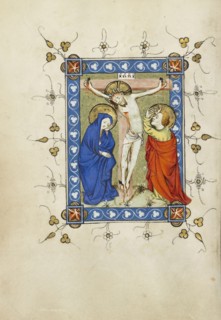 The Crucifixion; Masters of Dirc van Delf, Dutch, active about 1400 - about 1410, Utrecht, probably, Netherlands; about 1405