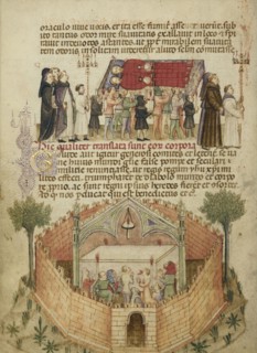 The Translation of the Bodies of Aimo and Vermondo; The People of Milan Praying at the Altar Where Aimo and Vermondo are Buried