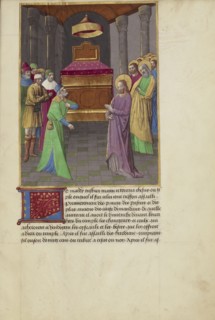 Christ Disputing with the Pharisees and Sadducees in the Temple; Master of Guillaume Lambert and workshop, French, active