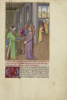 Christ before Pilate and Judas Returning the Thirty Pieces of Silver; Master of Guillaume Lambert and workshop, French, active