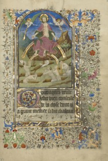 The Last Judgment; Master of the Harvard Hannibal, French, active Paris, France, 1415 - about 1430, Paris, France; about 1420