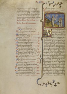 Moses Reading the Commandments to the Israelites; Master of Jean de Mandeville, French, active 1350 - 1370, Paris, France