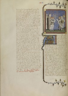 Nebuchadnezzar at the Surrender of Jerusalem; Master of Jean de Mandeville, French, active 1350 - 1370, Paris, France