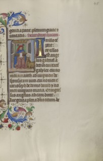 Saint Luke; Master of the Lee Hours, Flemish, active about 1450 - 1470, Ghent, probably, Belgium; about 1450 - 1455; Tempera