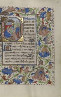 Initial D: The Adoration of the Magi; Master of the Lee Hours, Flemish, active about 1450 - 1470, Ghent, probably, Belgium
