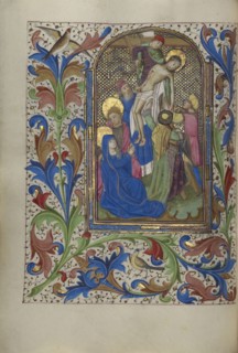 The Deposition; Master of the Lee Hours, Flemish, active about 1450 - 1470, Ghent, probably, Belgium; about 1450 - 1455
