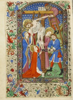The Deposition; Master of Sir John Fastolf, French, active before about 1420 - about 1450, France; about 1430 - 1440; Tempera