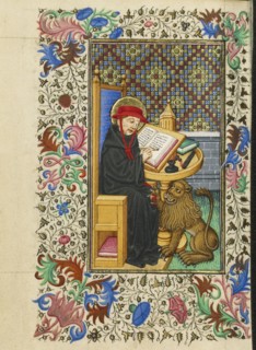 Saint Jerome in His Study; Master of Sir John Fastolf, French, active before about 1420 - about 1450, France; about 1430 - 1440