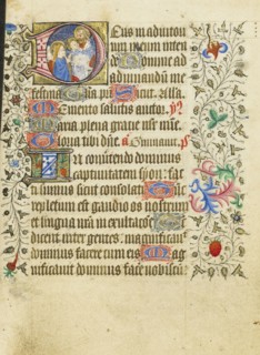 Initial D: The Presentation in the Temple; Master of Sir John Fastolf, French, active before about 1420 - about 1450, France