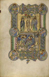 New Testament; Sicily, probably, Italy; late 12th century; Tempera colors, gold leaf, and ink on parchment bound between