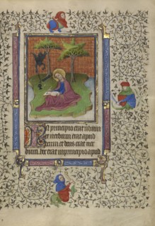 Saint John on Patmos; Follower of the Egerton Master, French , Netherlandish, active about 1405 - 1420, Paris, France