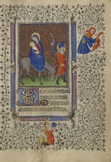 The Flight into Egypt; Follower of the Egerton Master, French , Netherlandish, active about 1405 - 1420, Paris, France