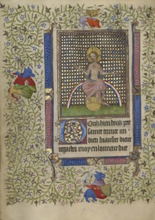 Christ in Majesty; Follower of the Egerton Master, French , Netherlandish, active about 1405 - 1420, Paris, France; about 1410