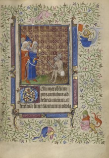 Job Derided by his Wife and Friends; Follower of the Egerton Master, French , Netherlandish, active about 1405 - 1420, Paris
