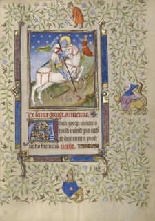 Saint George and the Dragon; Follower of the Egerton Master, French , Netherlandish, active about 1405 - 1420, Paris, France