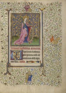 Saint Catherine; Follower of the Egerton Master, French , Netherlandish, active about 1405 - 1420, Paris, France; about 1410