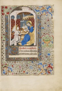 Saint Matthew; Workshop of the Bedford Master, French, active first half of 15th century, Paris, France; about 1440 - 1450