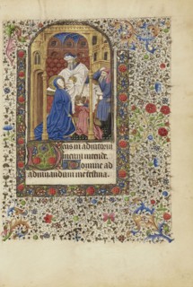 The Presentation in the Temple; Workshop of the Bedford Master, French, active first half of 15th century, Paris, France