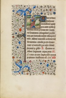 Saint James as a Pilgrim with a Purse and a Staff; Workshop of the Bedford Master, French, active first half of 15th century