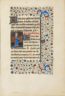 Saint Bartholomew with a Knife and a Book; Workshop of the Bedford Master, French, active first half of 15th century, Paris