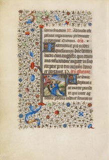 The Stoning of Saint Stephen; Workshop of the Bedford Master, French, active first half of 15th century, Paris, France