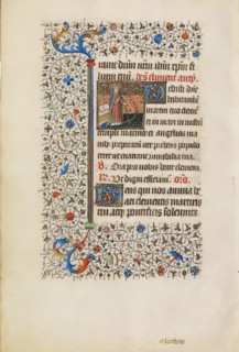 Saint Clement with an Anchor; Workshop of the Bedford Master, French, active first half of 15th century, Paris, France