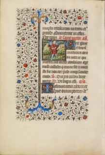 Saint Victor with a Sword; Workshop of the Bedford Master, French, active first half of 15th century, Paris, France; about 1440