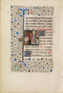 Saint Nicholas Rescuing Three Youths from a Tub; Workshop of the Bedford Master, French, active first half of 15th century