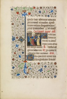 Saint Anne and the Virgin Mary as a Child; Workshop of the Bedford Master, French, active first half of 15th century, Paris