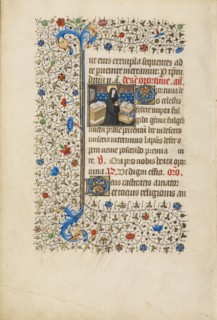 Abbess Opportuna with a Staff and a Book; Workshop of the Bedford Master, French, active first half of 15th century, Paris