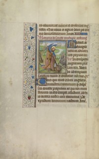 Saint Michael and the Dragon; Workshop of Willem Vrelant, Flemish, died 1481, active 1454 - 1481, Bruges, Belgium; early 1460s