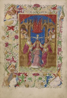 The Coronation of the Virgin; Master of Evert Zoudenbalch, Dutch, active 3rd quarter of 15th century, Utrecht, Netherlands