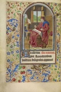 Saint Mark; Master of Jacques of Luxembourg, French, active about 1460 - 1470, Flanders, or, Belgium; about 1466 - 1470