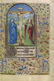 The Crucifixion; Master of Jacques of Luxembourg, French, active about 1460 - 1470, Northern France, France; about 1466 - 1470