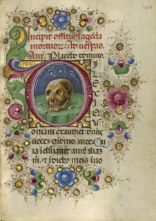 Initial D: A Skull in a Rocky Field; Taddeo Crivelli, Italian, died about 1479, active about 1451 - 1479, Ferrara