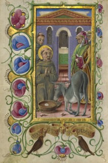 Saint Anthony of Padua; Taddeo Crivelli, Italian, died about 1479, active about 1451 - 1479, Ferrara, Emilia-Romagna, Italy