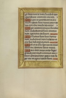 David Resists; Bruges, Belgium; about 1510 - 1520; Tempera colors, gold, and ink on parchment; Leaf: 23.2 x 16.7 cm