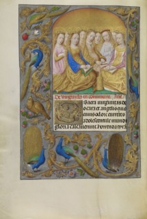 Virgin Saints; Workshop of Master of the First Prayer Book of Maximilian, Flemish, active about 1475 - 1515, Bruges, Belgium