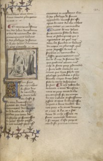 The Coronation of John; Paris, France; about 1400 - 1415; Leaf: 29.1 x 19.1 cm, 11 7,16 x 7 1,2 in