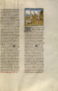 Hybrids; Ghent, Belgium; about 1475; Tempera colors, gold leaf, and gold paint on parchment; Leaf: 43.8 x 30.5 cm