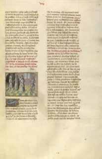 Jews at the Tomb; Ghent, Belgium; about 1475; Tempera colors, gold leaf, and gold paint on parchment; Leaf: 43.8 x 30.5 cm