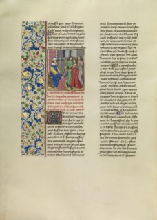 The Embassy from John of Gaunt before the King of Portugal; Master of the Copenhagen Caesar, Flemish, active about 1475 - 1485