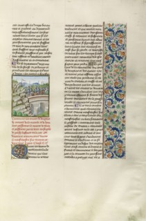 The War between England and Scotland; Bruges, Belgium; about 1480 - 1483; Tempera colors, gold leaf, gold paint, and ink